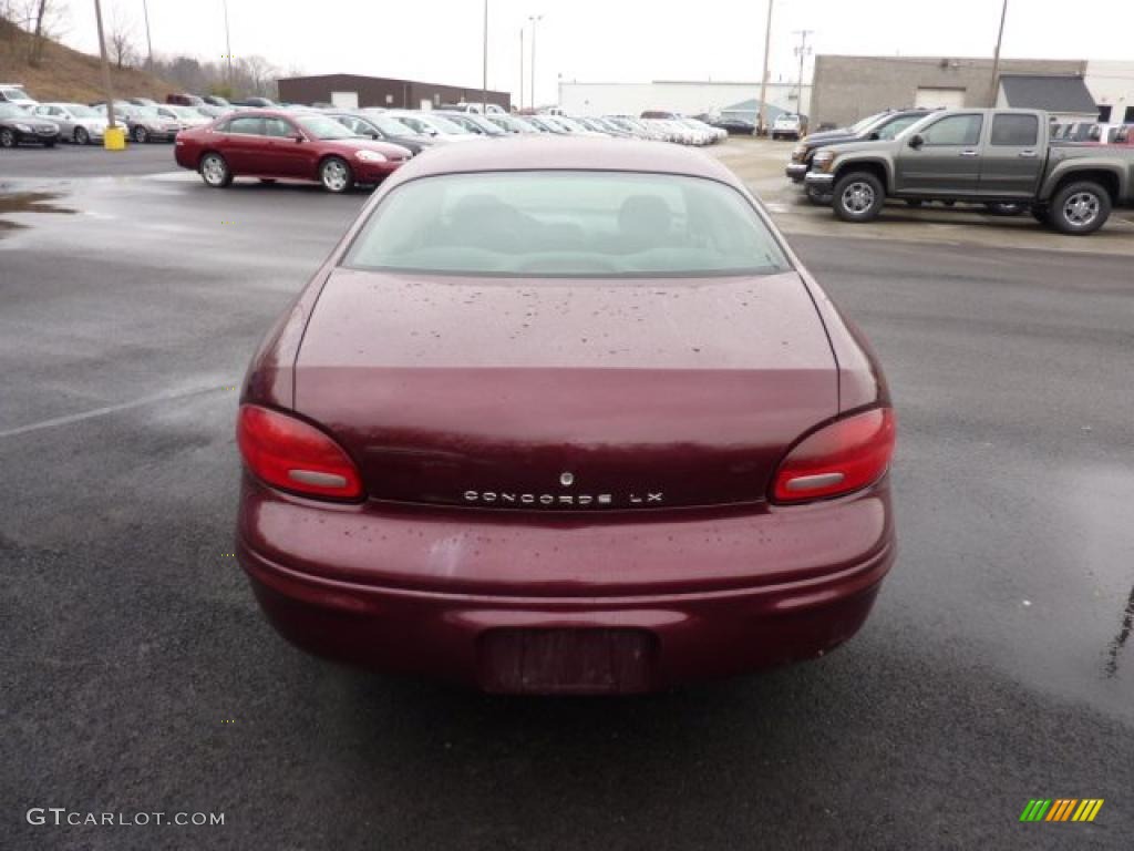Dark Garnet Red 2000 Chrysler Concorde LX Exterior Photo #47404898