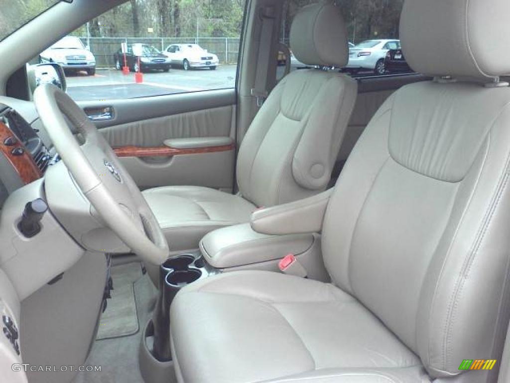 Taupe Interior 2010 Toyota Sienna XLE Photo #47405306