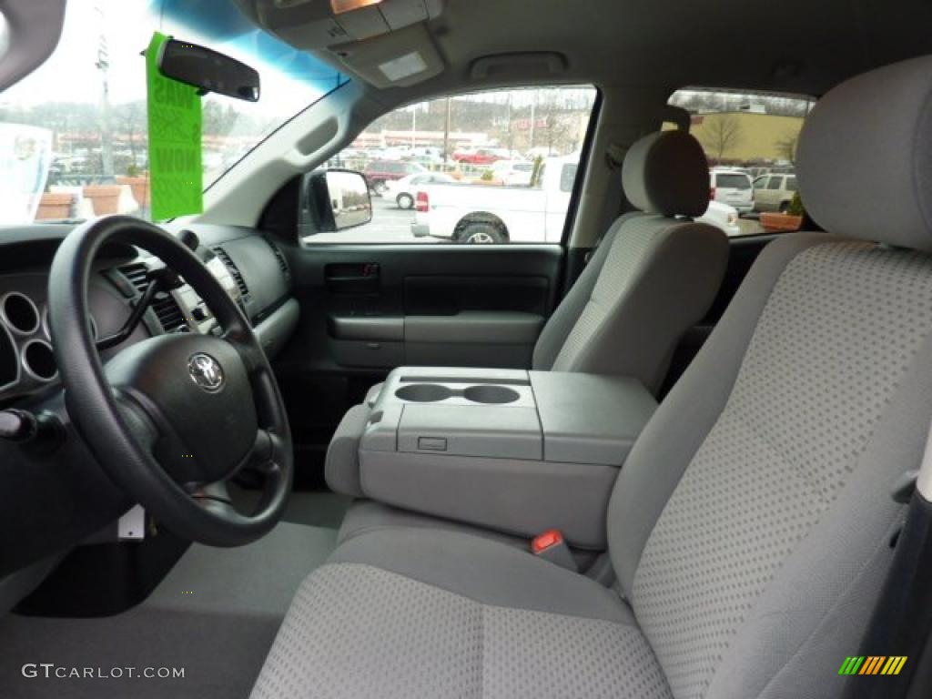 2010 Tundra Double Cab 4x4 - Silver Sky Metallic / Graphite Gray photo #7