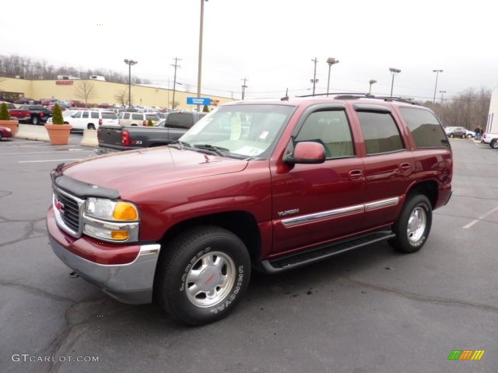 Garnet Red Metallic 2002 GMC Yukon SLT 4x4 Exterior Photo #47406428
