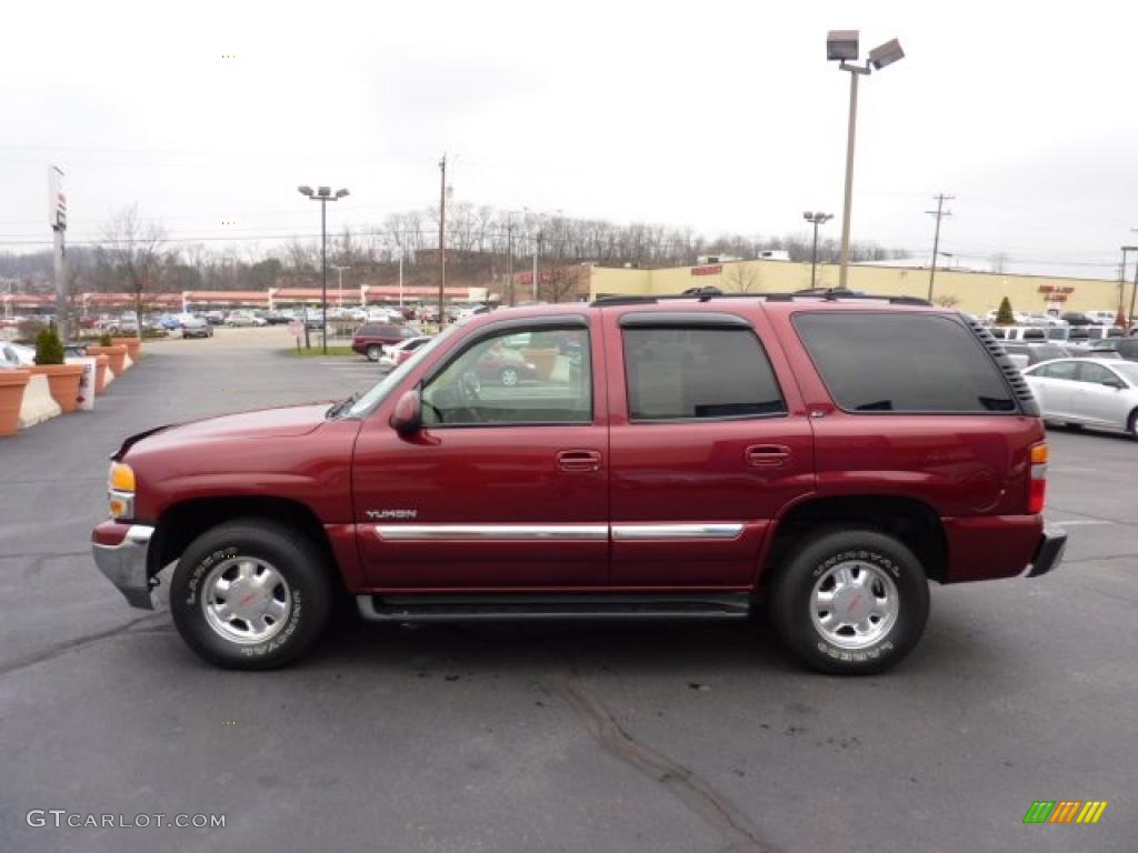 Garnet Red Metallic 2002 GMC Yukon SLT 4x4 Exterior Photo #47406443