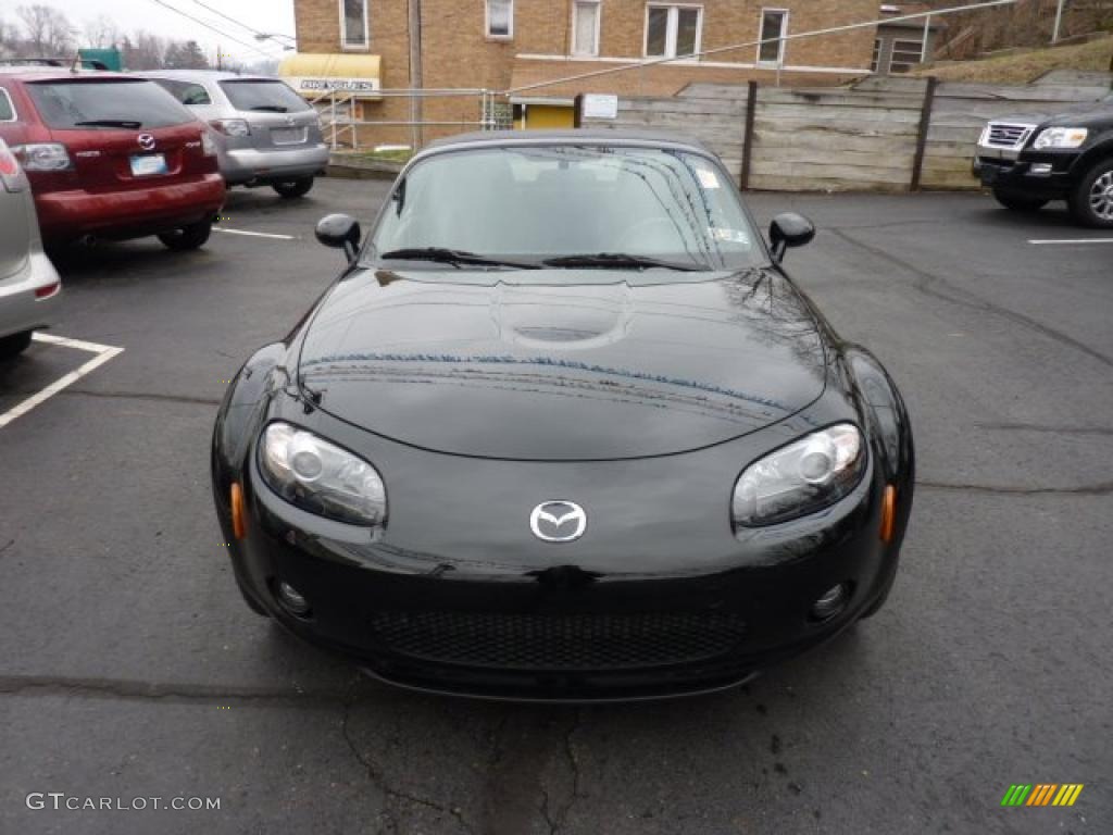 Brilliant Black 2007 Mazda MX-5 Miata Touring Roadster Exterior Photo #47406650