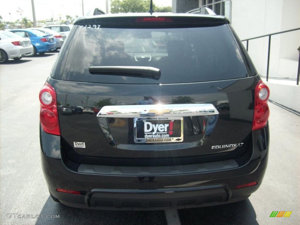 2011 Equinox LT - Black Granite Metallic / Jet Black photo #4