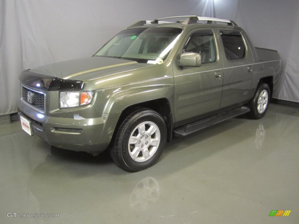 2006 Ridgeline RTL - Amazon Green Metallic / Gray photo #1