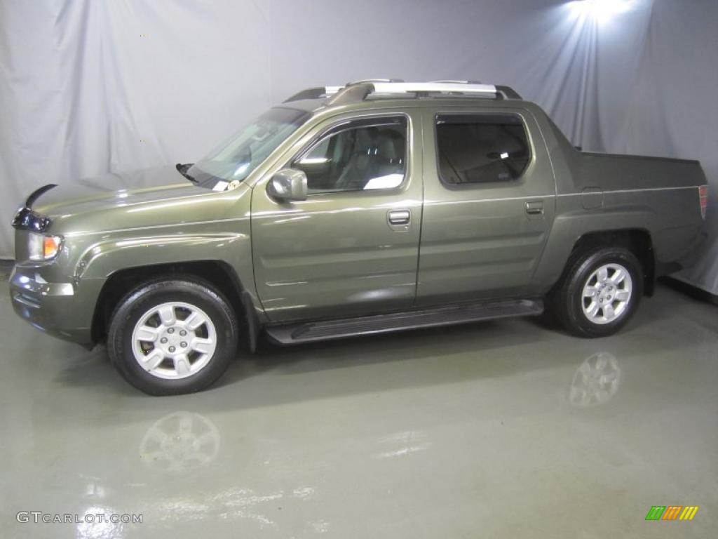 2006 Ridgeline RTL - Amazon Green Metallic / Gray photo #3