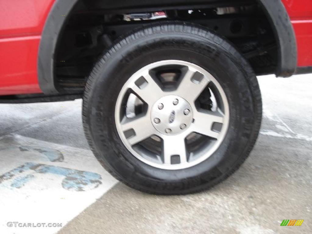 2004 F150 FX4 SuperCab 4x4 - Bright Red / Dark Flint photo #25