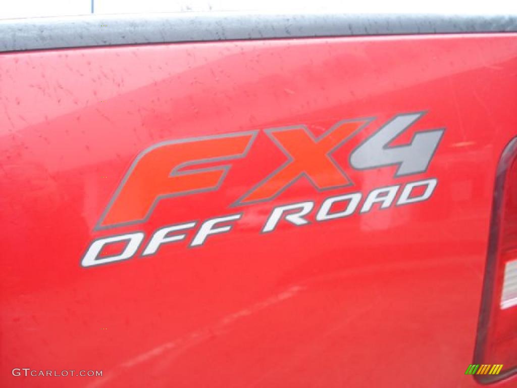 2004 F150 FX4 SuperCab 4x4 - Bright Red / Dark Flint photo #30