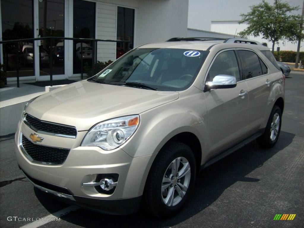 Gold Mist Metallic 2011 Chevrolet Equinox LTZ Exterior Photo #47408717