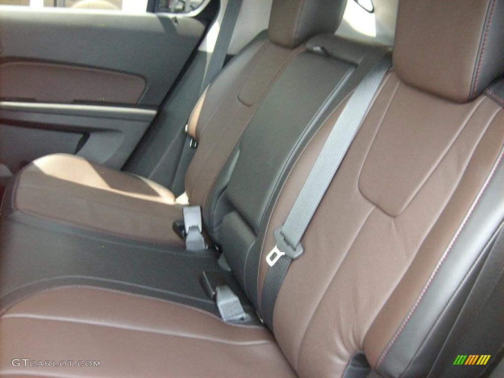 Brownstone/Jet Black Interior 2011 Chevrolet Equinox LTZ Photo #47408894