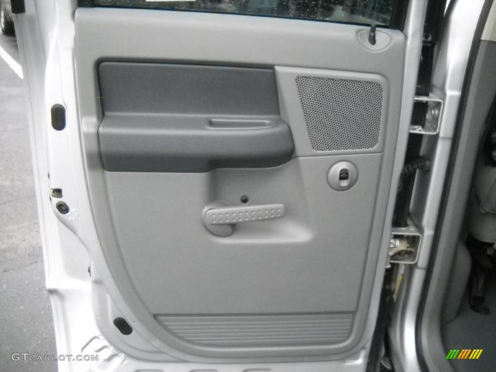 2007 Ram 2500 Big Horn Edition Quad Cab 4x4 - Bright Silver Metallic / Medium Slate Gray photo #14