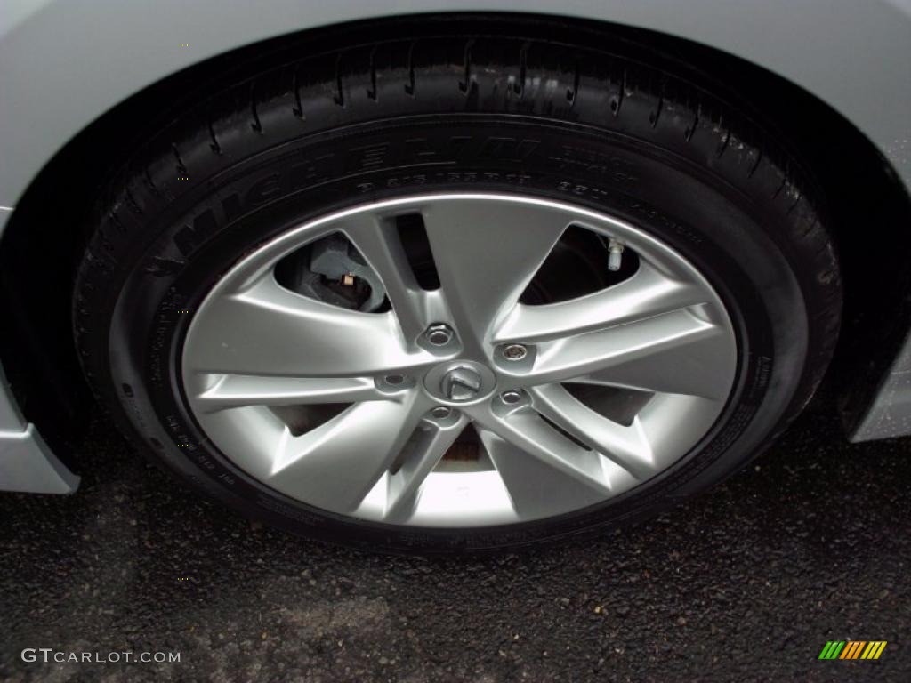 2010 HS 250h Hybrid Premium - Tungsten Silver Pearl / Black photo #8