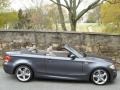 2008 Sparkling Graphite Metallic BMW 1 Series 135i Convertible  photo #2