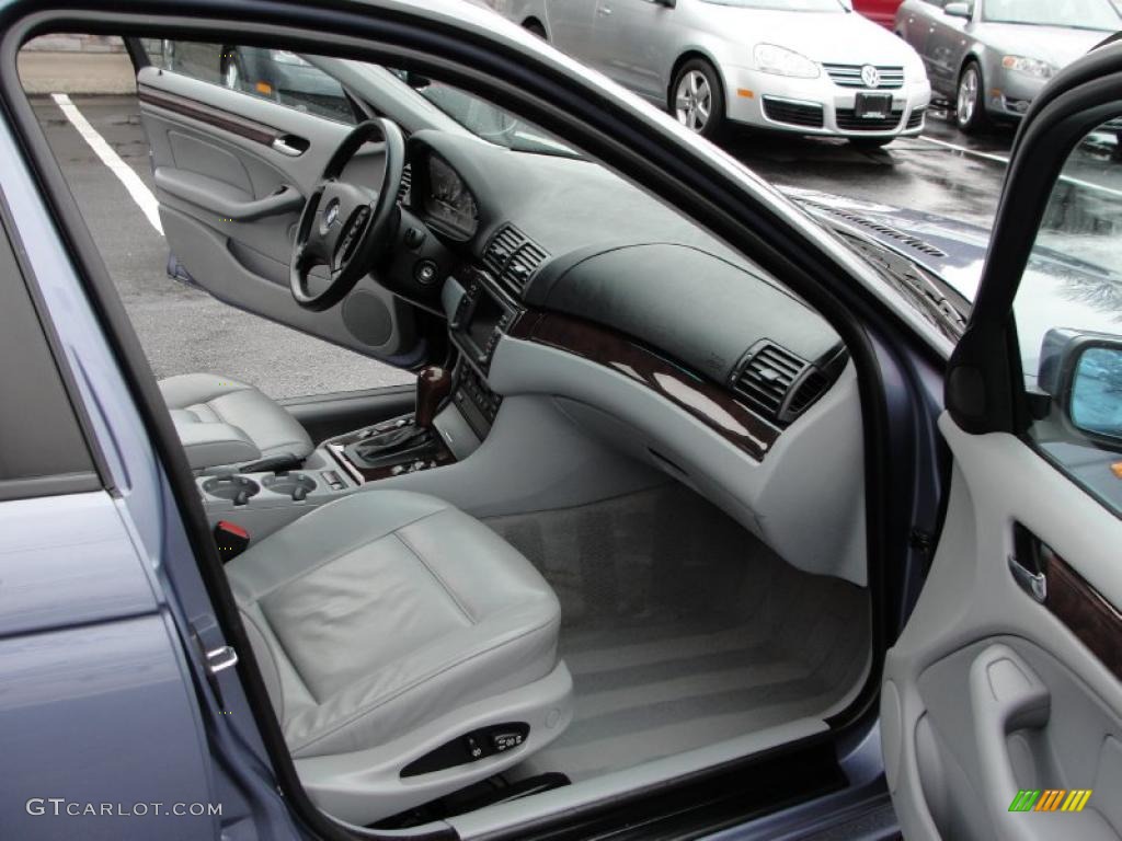 Grey Interior 2003 BMW 3 Series 325i Sedan Photo #47412524