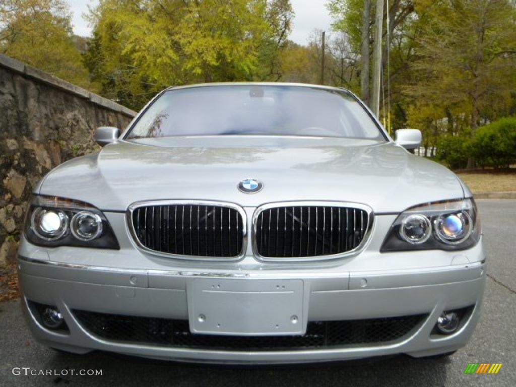 2008 7 Series 750i Sedan - Titanium Silver Metallic / Flannel Grey photo #3