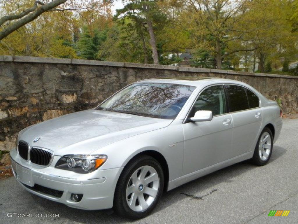 2008 7 Series 750i Sedan - Titanium Silver Metallic / Flannel Grey photo #4