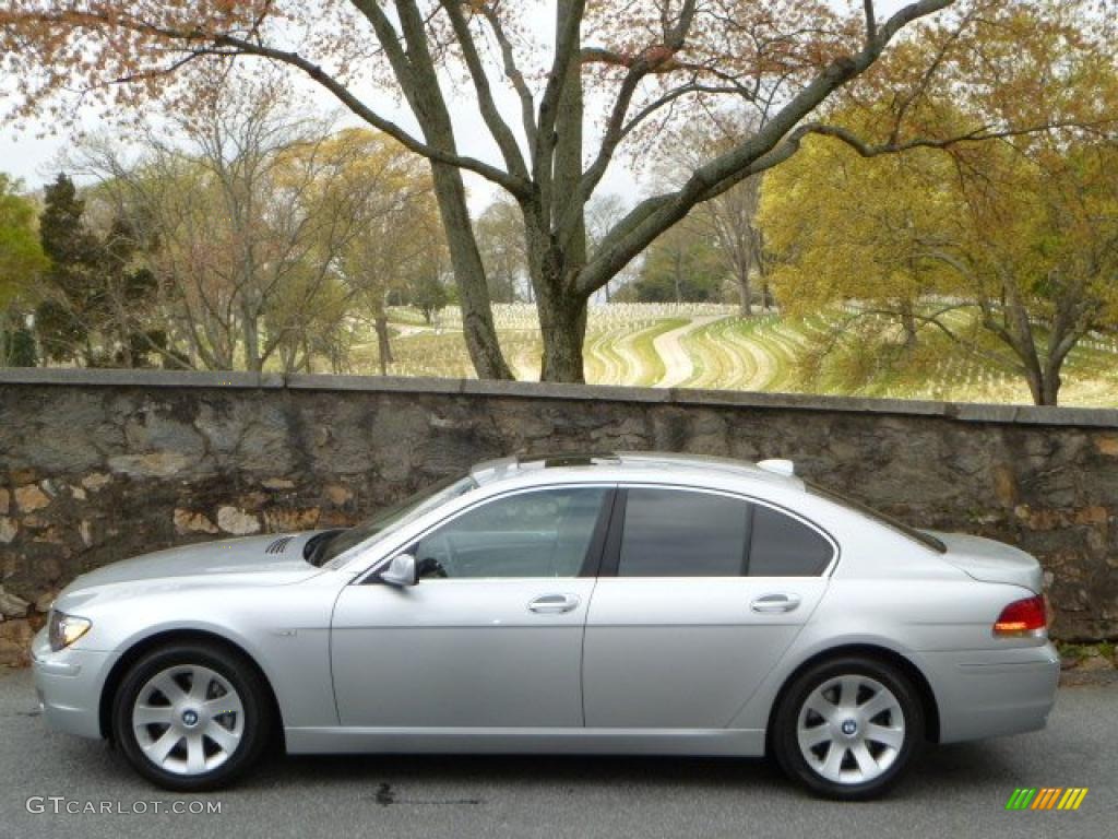 2008 7 Series 750i Sedan - Titanium Silver Metallic / Flannel Grey photo #5