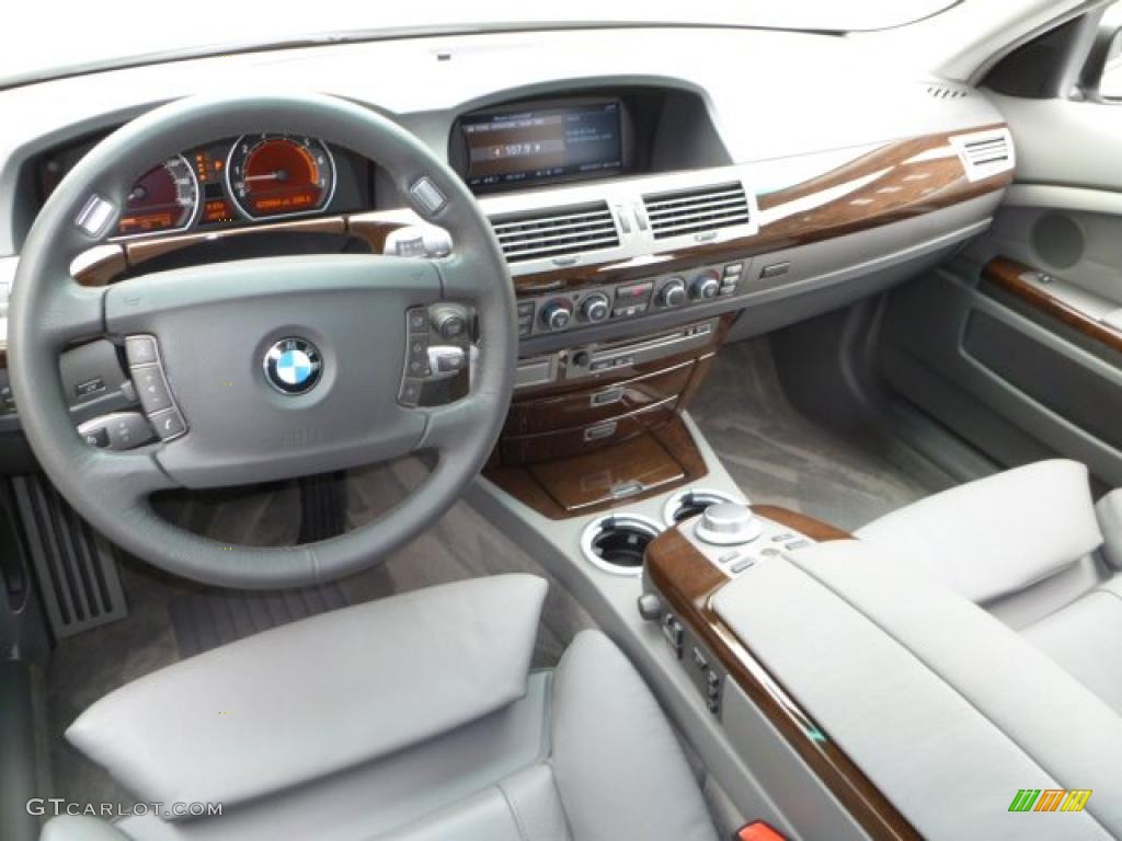 2008 7 Series 750i Sedan - Titanium Silver Metallic / Flannel Grey photo #7