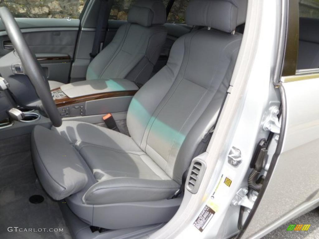 2008 7 Series 750i Sedan - Titanium Silver Metallic / Flannel Grey photo #8