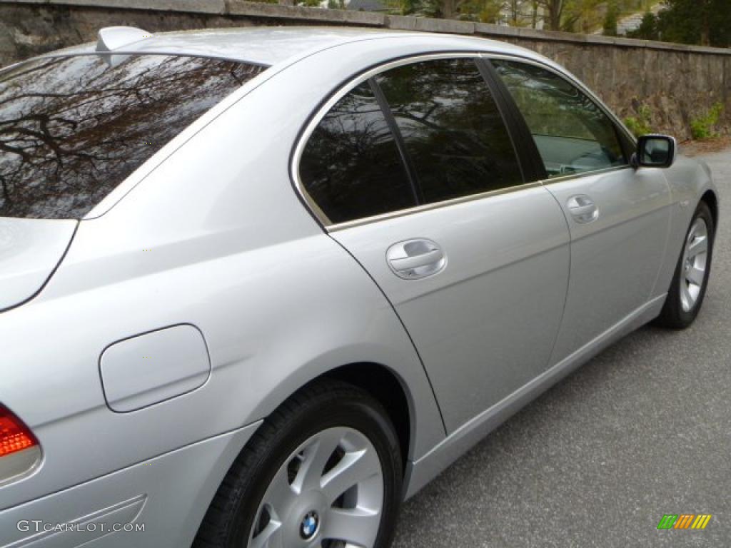 2008 7 Series 750i Sedan - Titanium Silver Metallic / Flannel Grey photo #12