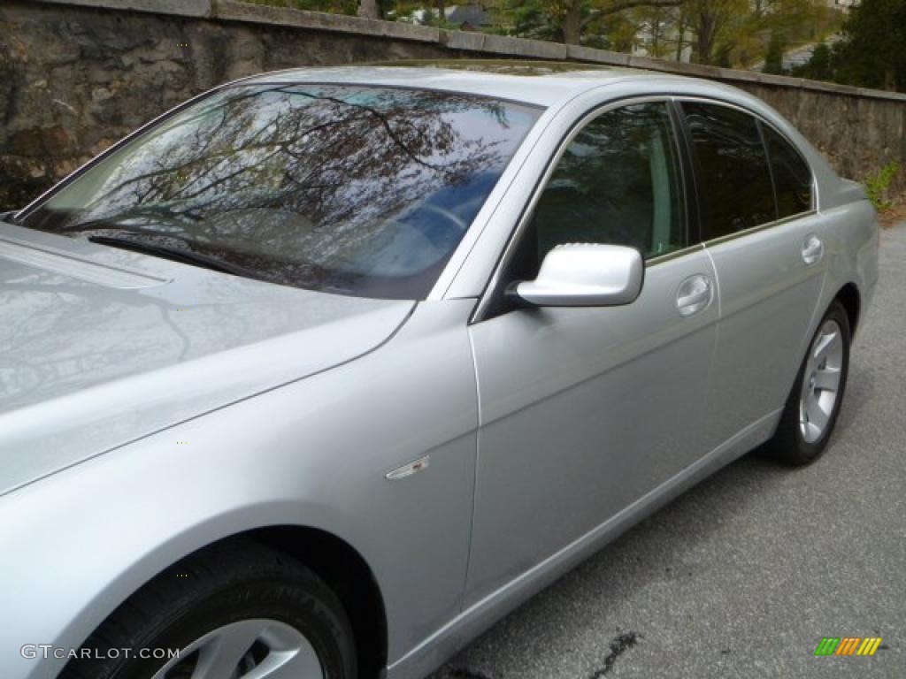 2008 7 Series 750i Sedan - Titanium Silver Metallic / Flannel Grey photo #14