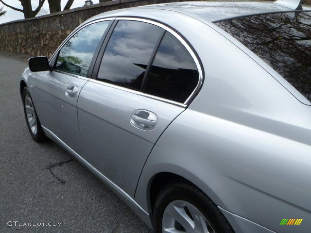 2008 7 Series 750i Sedan - Titanium Silver Metallic / Flannel Grey photo #15