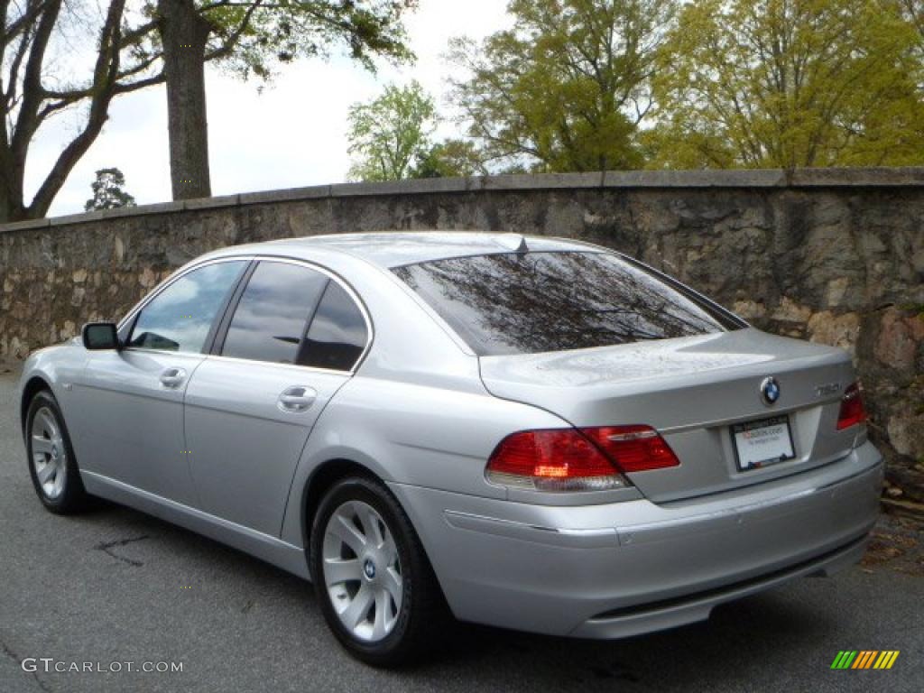 2008 7 Series 750i Sedan - Titanium Silver Metallic / Flannel Grey photo #16