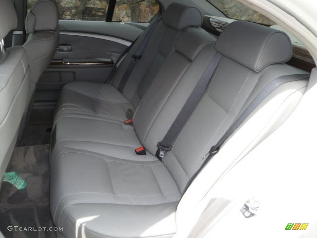 2008 7 Series 750i Sedan - Titanium Silver Metallic / Flannel Grey photo #23