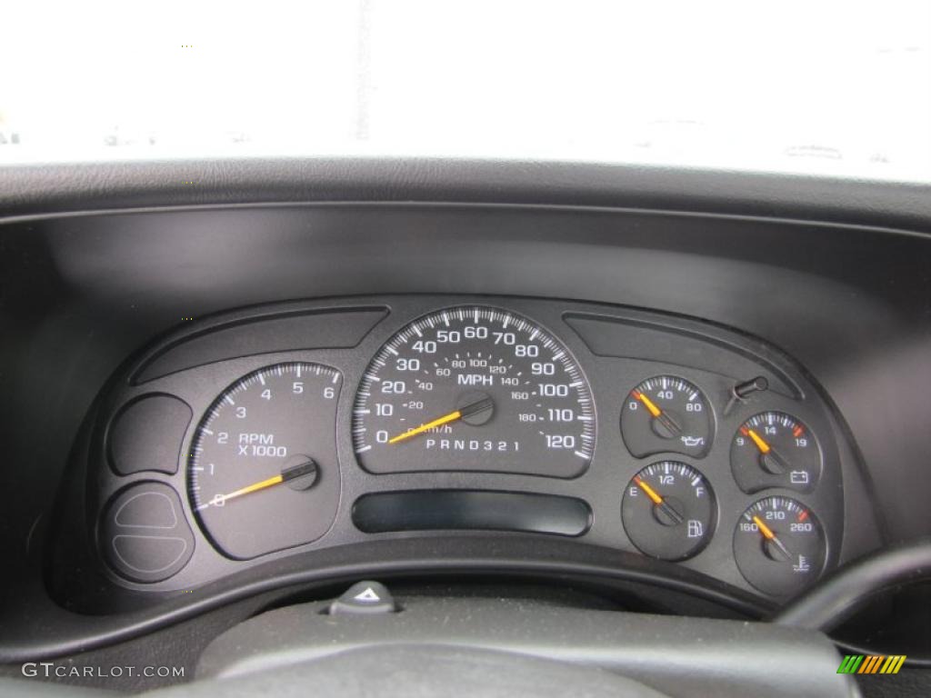 2007 Chevrolet Silverado 1500 Classic Work Truck Regular Cab Gauges Photo #47413442