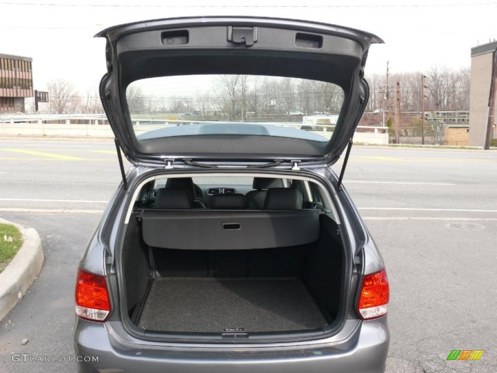 2011 Jetta TDI SportWagen - Platinum Gray Metallic / Titan Black photo #13