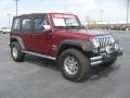 Red Rock Crystal Pearl 2008 Jeep Wrangler Unlimited X 4x4 Exterior