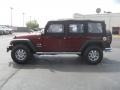 Red Rock Crystal Pearl 2008 Jeep Wrangler Unlimited X 4x4 Exterior