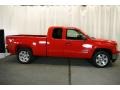 2008 Fire Red GMC Sierra 1500 SLE Extended Cab 4x4  photo #2