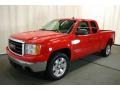 2008 Fire Red GMC Sierra 1500 SLE Extended Cab 4x4  photo #19