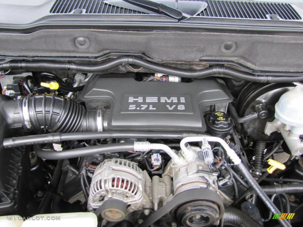 2007 Dodge Ram 1500 SLT Mega Cab 4x4 5.7 Liter HEMI OHV 16 Valve V8 Engine Photo #47415062