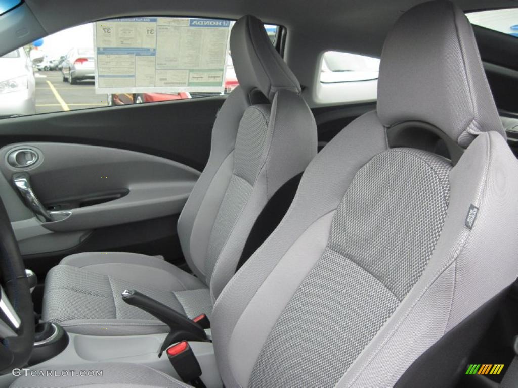 Gray Fabric Interior 2011 Honda CR-Z EX Sport Hybrid Photo #47415293