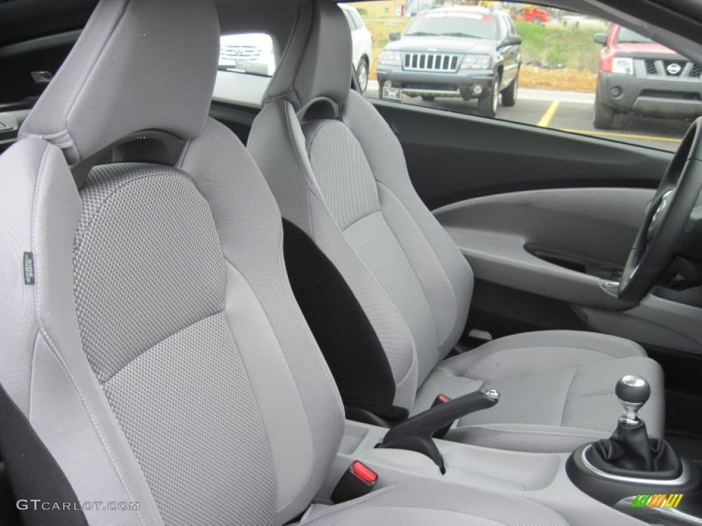 Gray Fabric Interior 2011 Honda CR-Z EX Sport Hybrid Photo #47415386