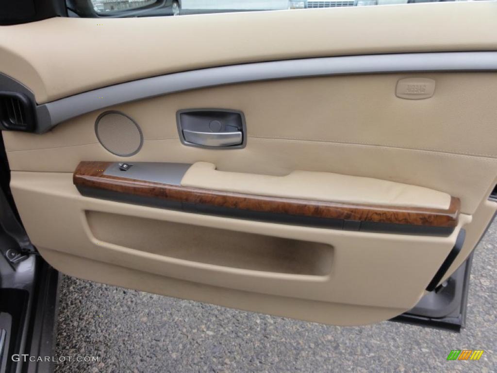 2006 7 Series 750Li Sedan - Titanium Grey Metallic / Dark Beige/Beige III photo #24