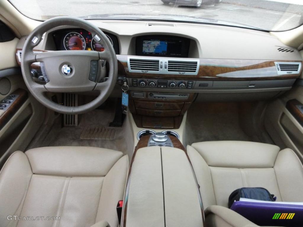 2006 7 Series 750Li Sedan - Titanium Grey Metallic / Dark Beige/Beige III photo #28