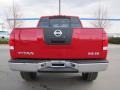 2010 Red Alert Nissan Titan SE Crew Cab 4x4  photo #7