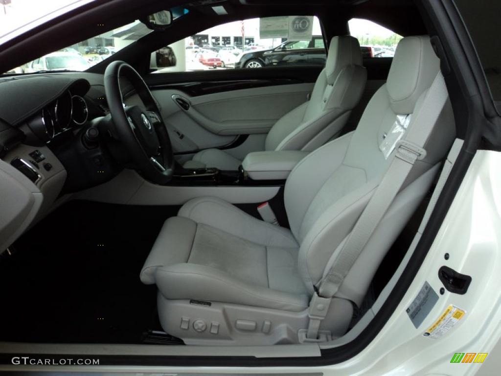 Light Titanium/Ebony Interior 2011 Cadillac CTS -V Coupe Photo #47416460