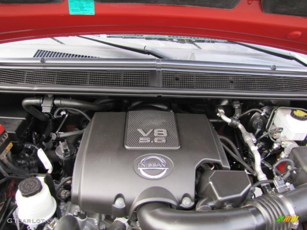 2010 Nissan Titan SE Crew Cab 4x4 5.6 Liter DOHC 32-Valve CVTCS V8 Engine Photo #47416481