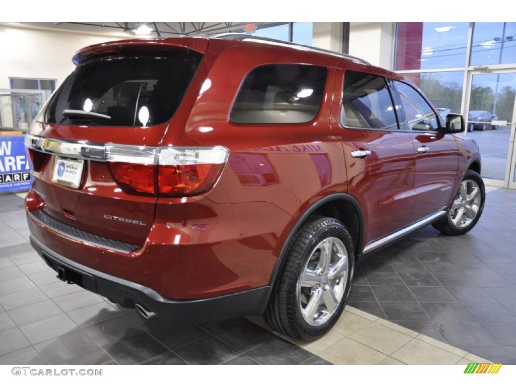 Inferno Red Crystal Pearl 2011 Dodge Durango Citadel Exterior Photo #47417741