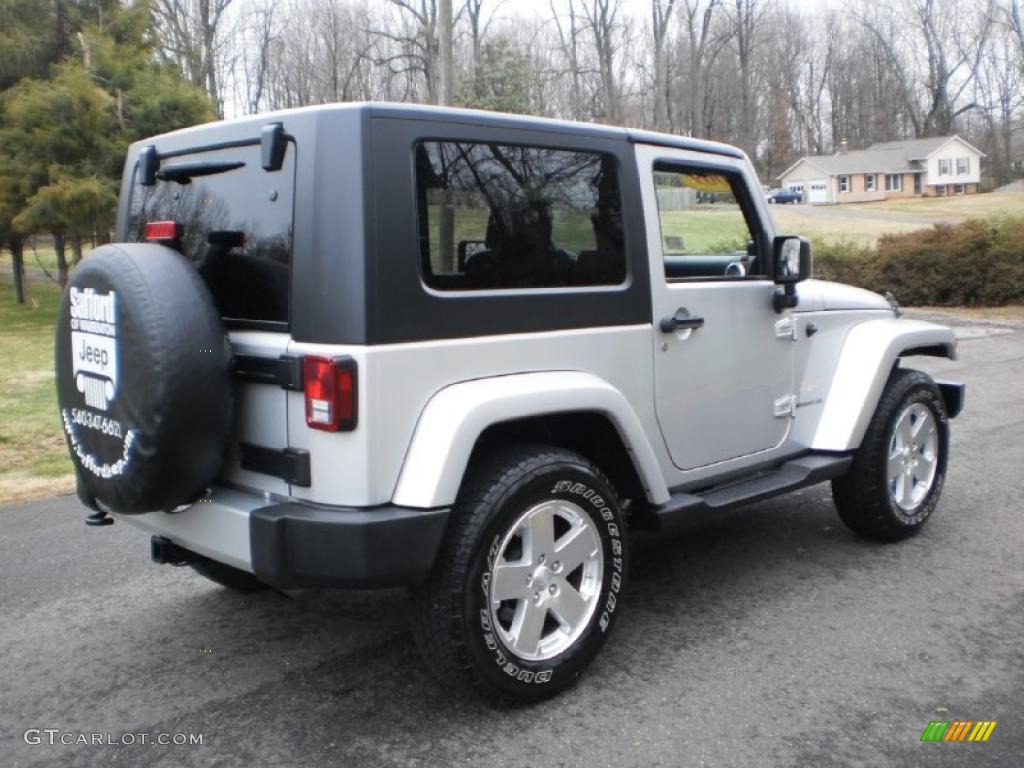 2009 Wrangler Sahara 4x4 - Bright Silver Metallic / Dark Slate Gray/Medium Slate Gray photo #3