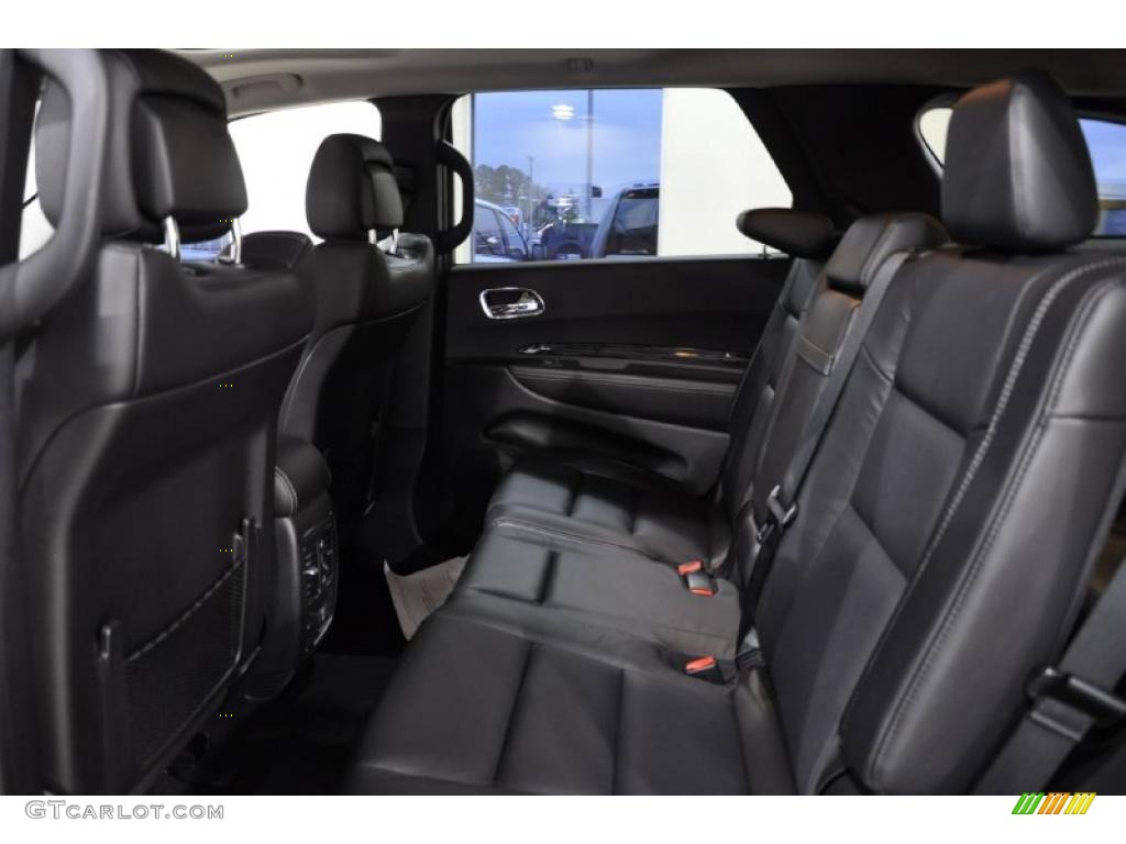 Black Interior 2011 Dodge Durango Citadel Photo #47418086