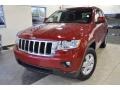 2011 Inferno Red Crystal Pearl Jeep Grand Cherokee Laredo  photo #2