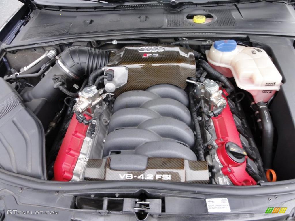 2008 Audi RS4 4.2 quattro Convertible 4.2 Liter FSI DOHC 32-Valve VVT V8 Engine Photo #47418752