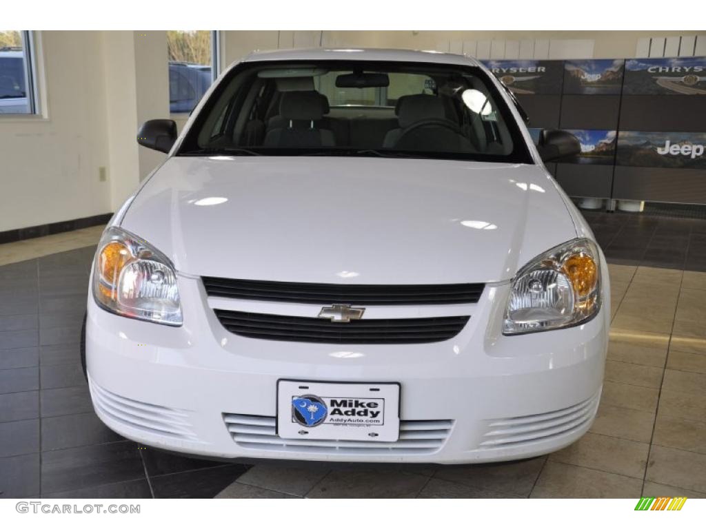 2007 Cobalt LS Sedan - Summit White / Gray photo #3
