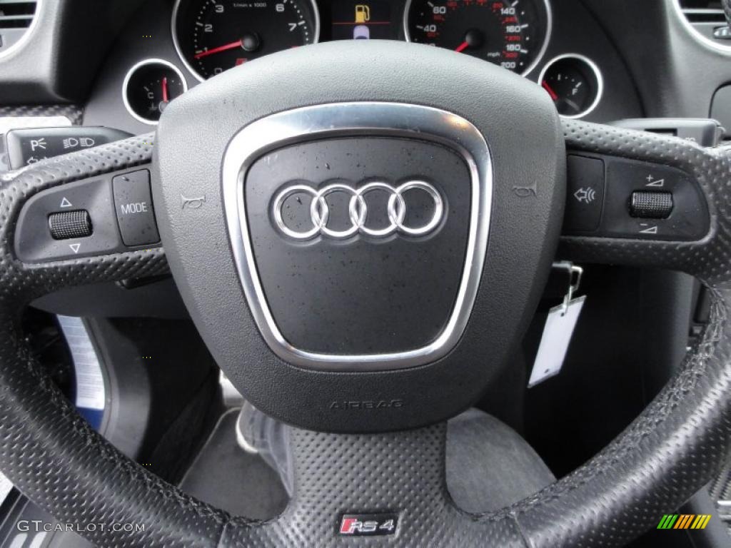 2008 Audi RS4 4.2 quattro Convertible Controls Photo #47419010
