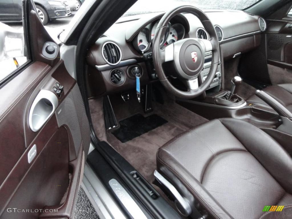 Cocoa Brown Interior 2006 Porsche Boxster S Photo #47419289