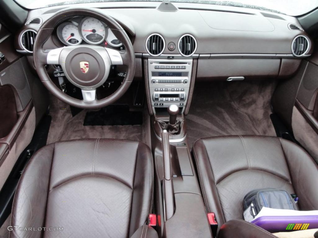 2006 Porsche Boxster S Cocoa Brown Dashboard Photo #47419517